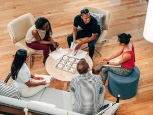 A-diverse-group-of-people-in-a-discussion