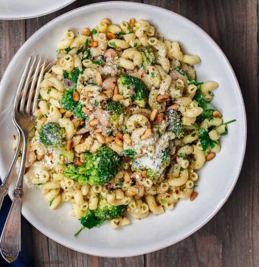 Pasta-with-Baby-Broccoli-Beans