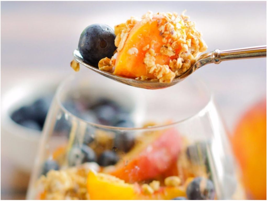 Peach-Blueberry-Parfait