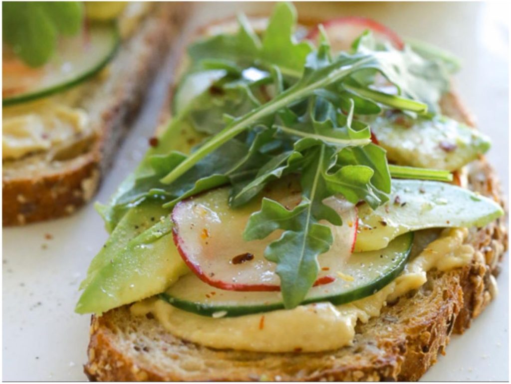 Hummus-Avocado-Toast