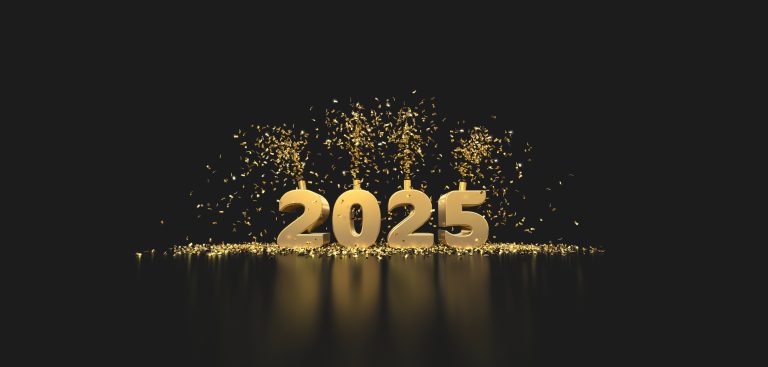 2025-title-celebration-dark-background-3d