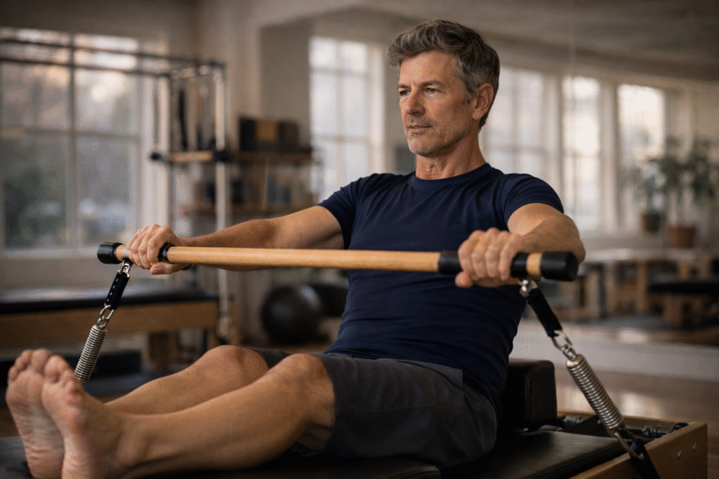 a-middle-aged-man_doing_wand_pilates_strength_flexiblilty_workout