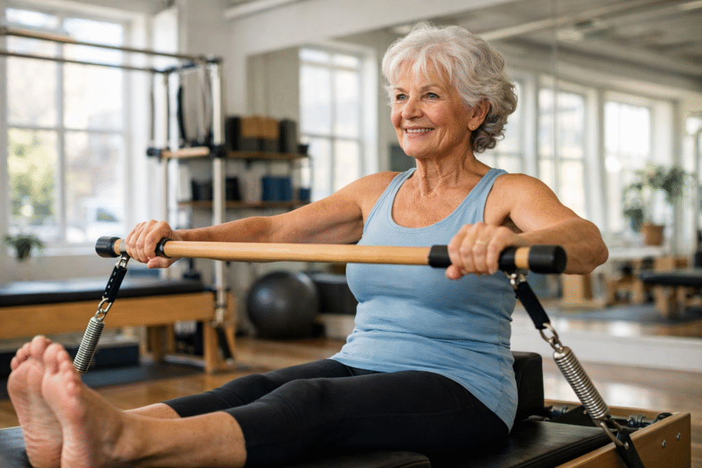 an-eldery-lady-doing-a-wand-Pilates-Workout
